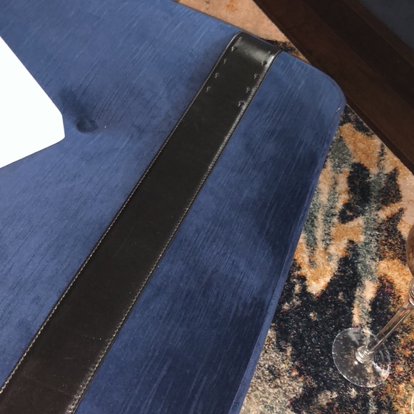 🆕Alexander McQueen Wide Belt (Black) Leather New! Size 85 Runway Collection 💯 - Picture 5 of 9